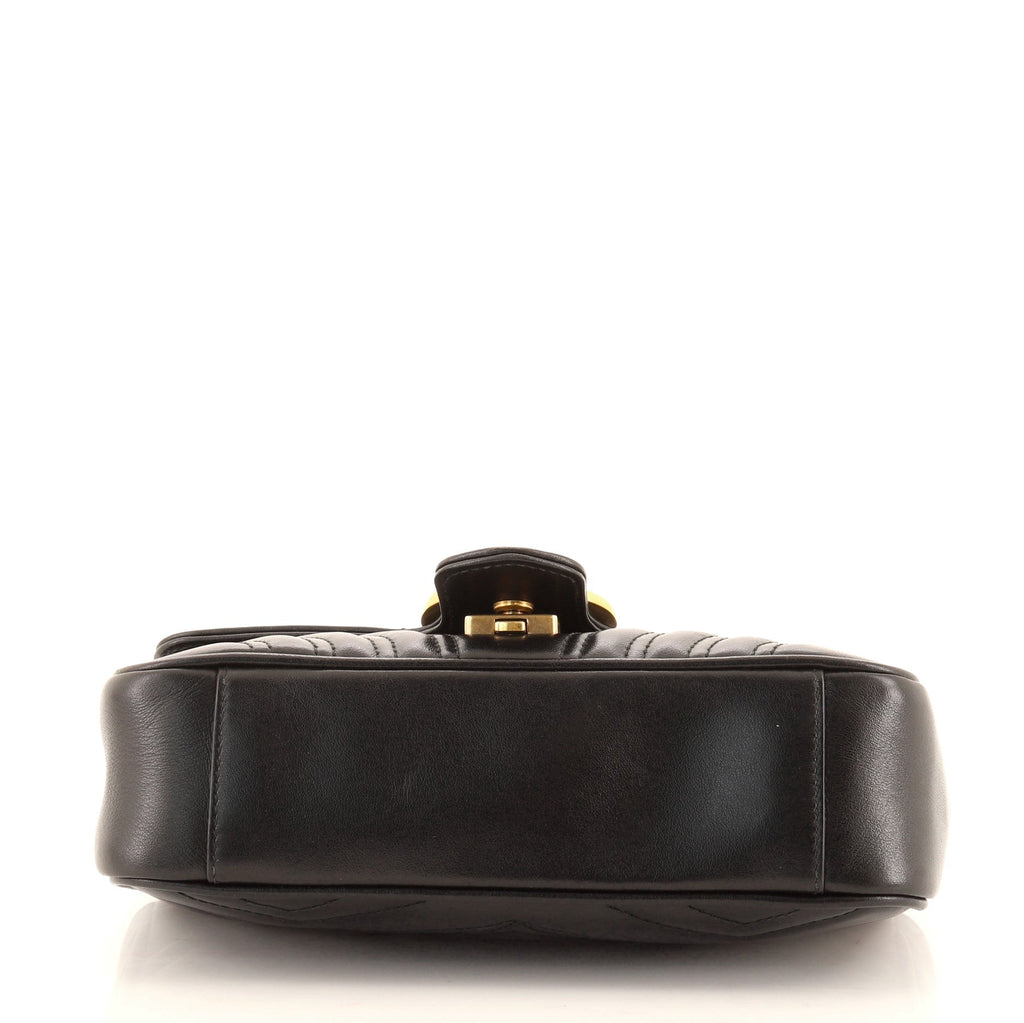 GG Marmont Flap Bag Matelasse Leather Mini