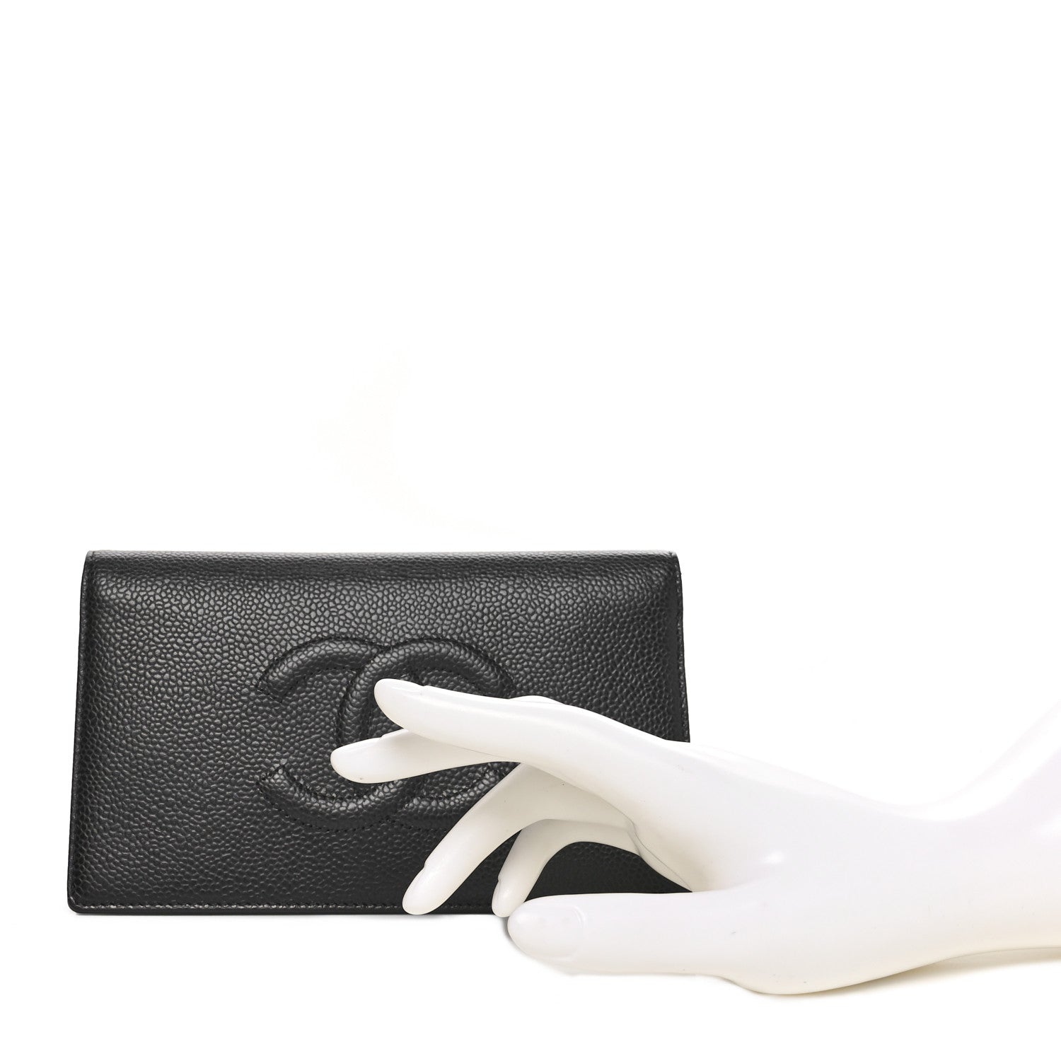Caviar Timeless CC Yen Wallet Black