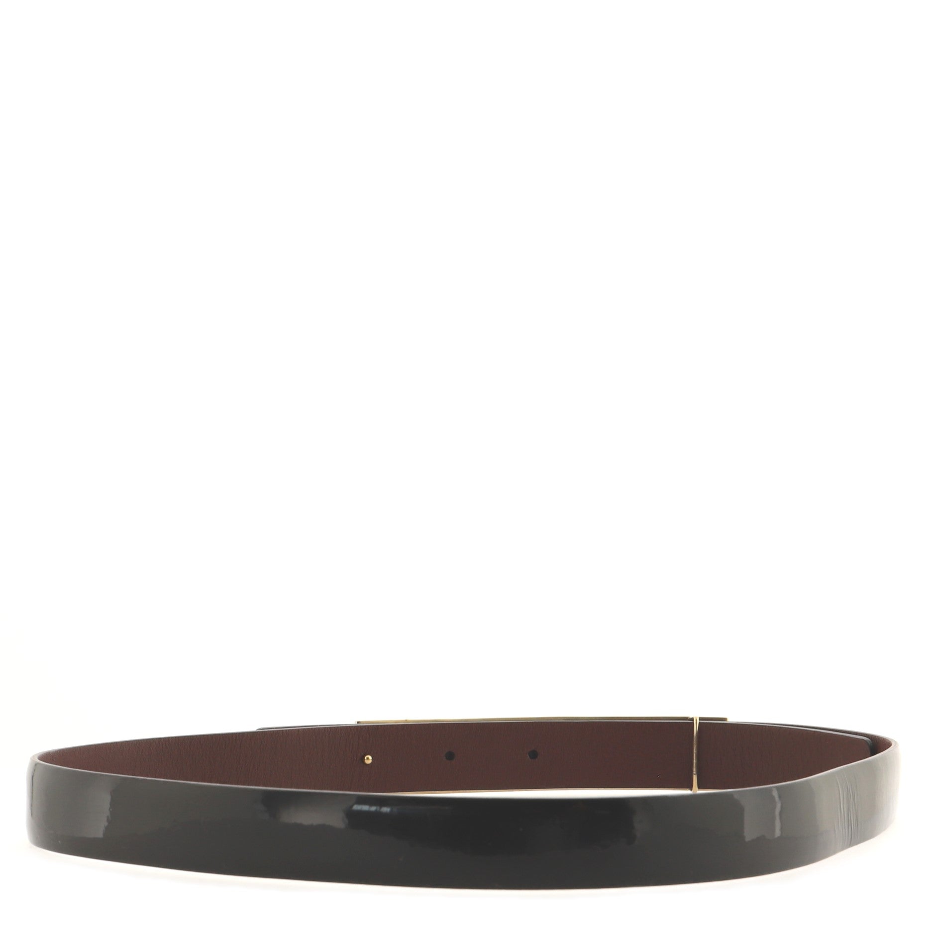 Logo Belt Patent Thin 70