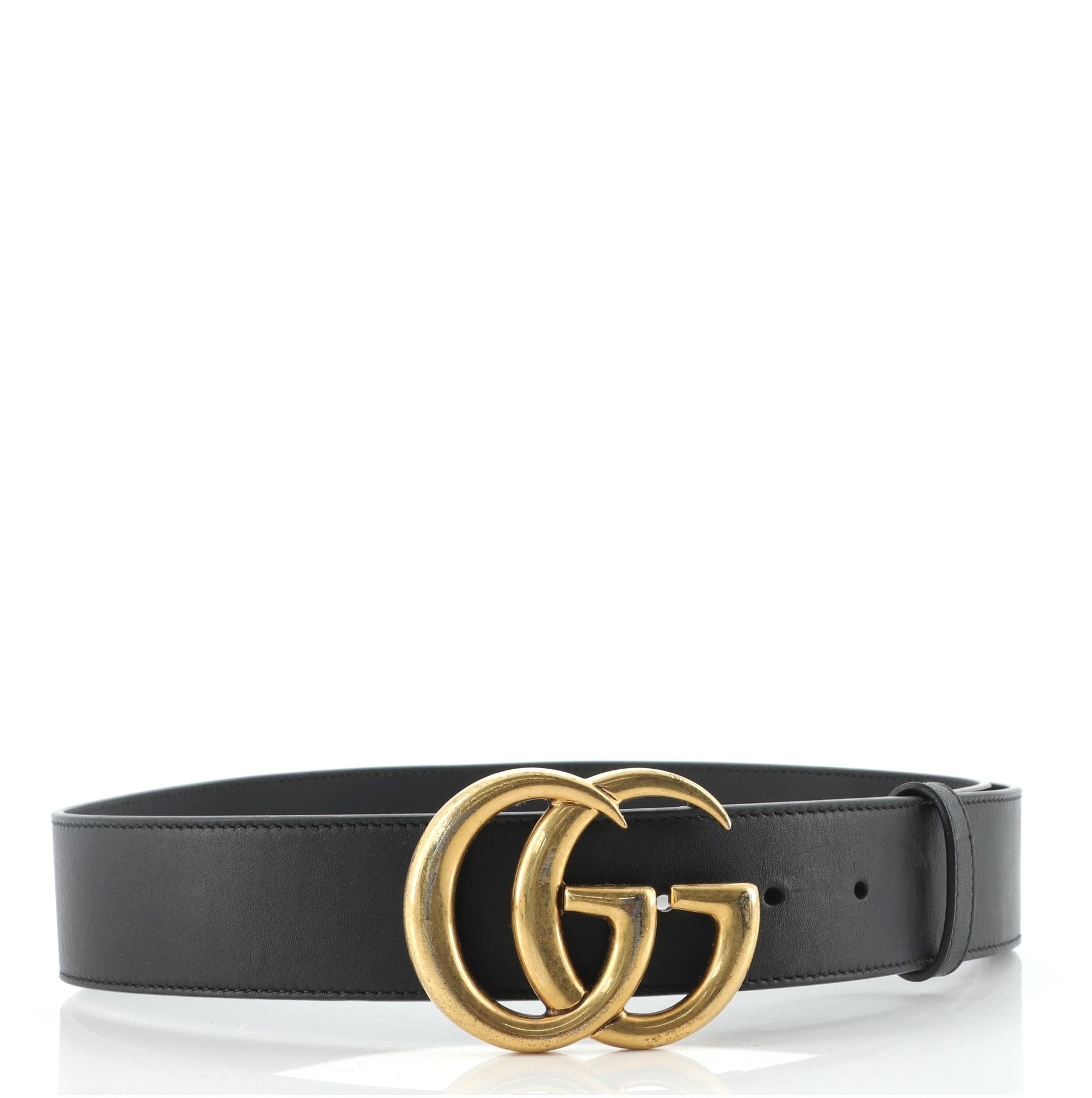 GG Marmont Belt Leather Medium 75