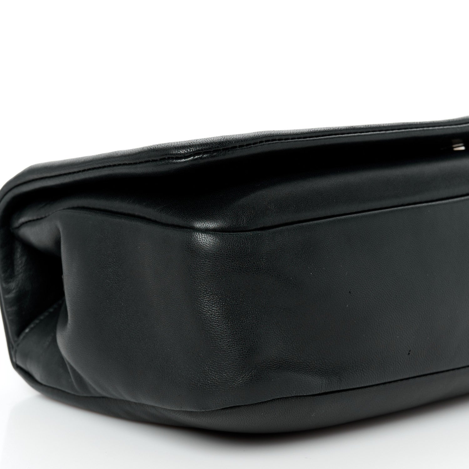 Lambskin Studded CC East West Flap Black