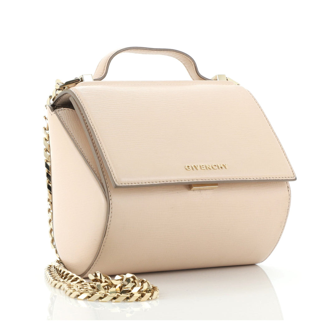 Chain Pandora Box Bag Leather Mini