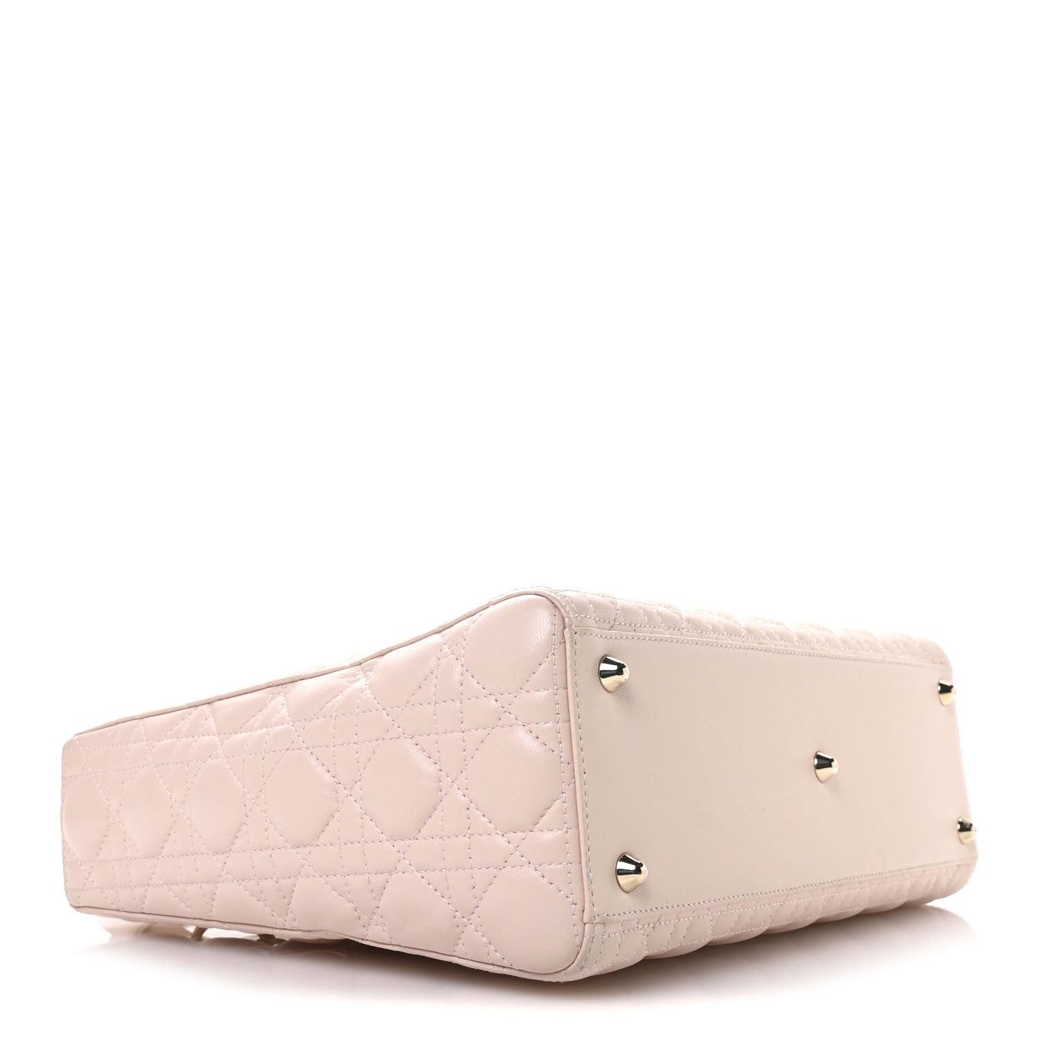 Lambskin Cannage Large Lady Dior Light Pink