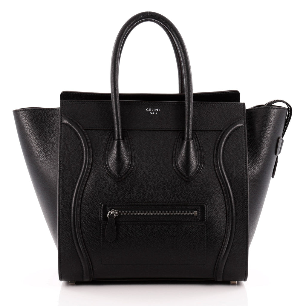 Luggage Handbag Grainy Leather Mini