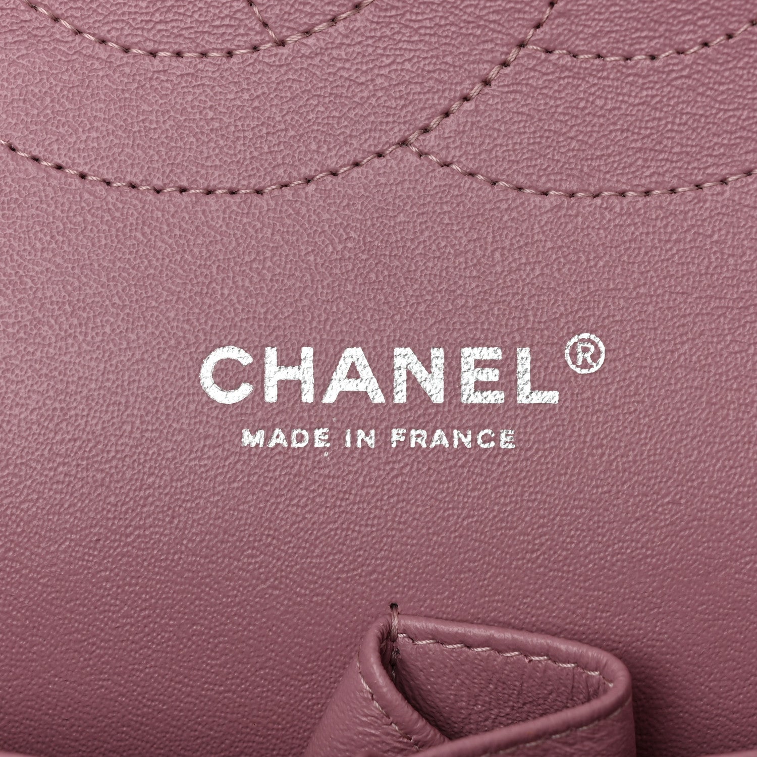 Caviar Quilted Jumbo Double Flap Light Purple