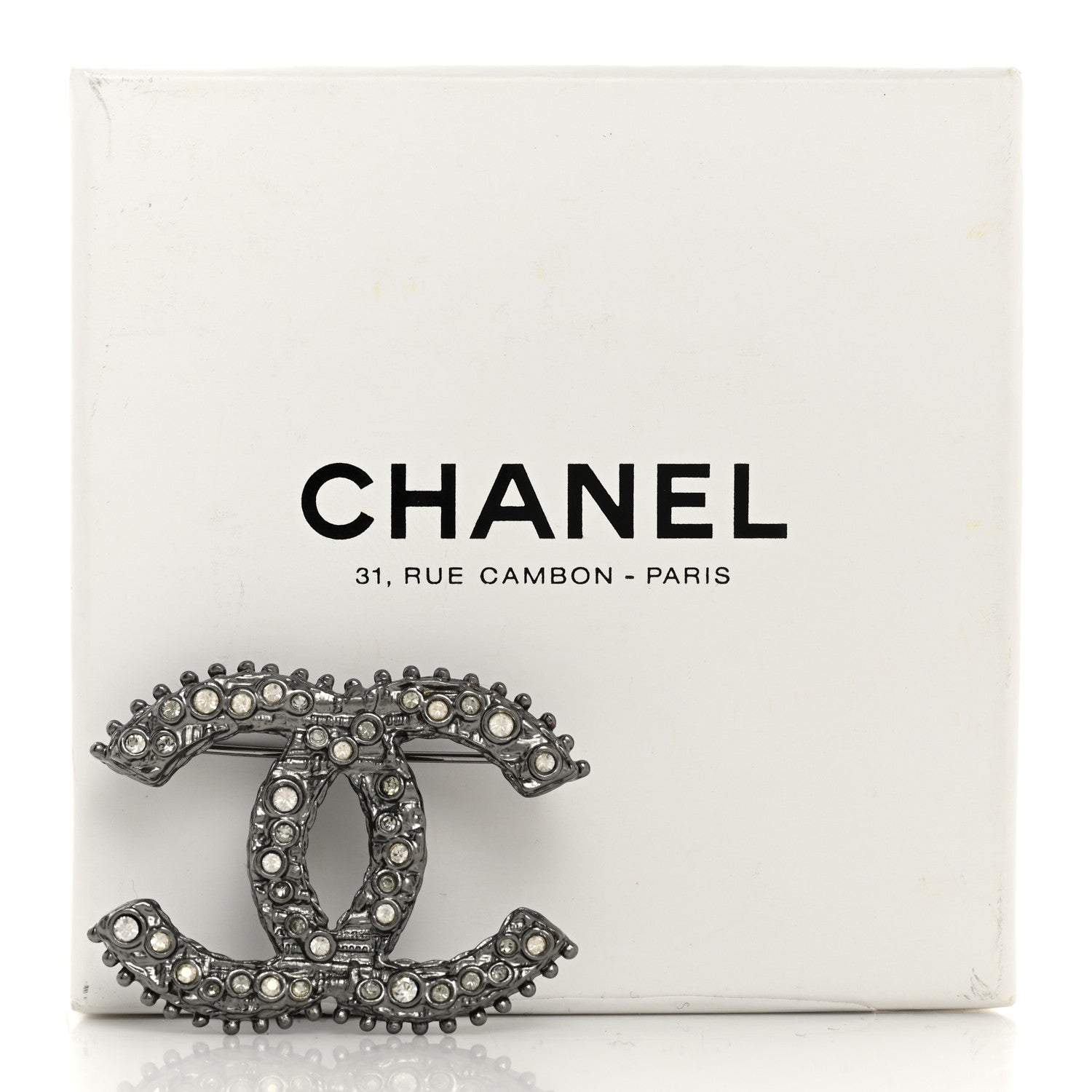 Ruthenium Crystal CC Brooch