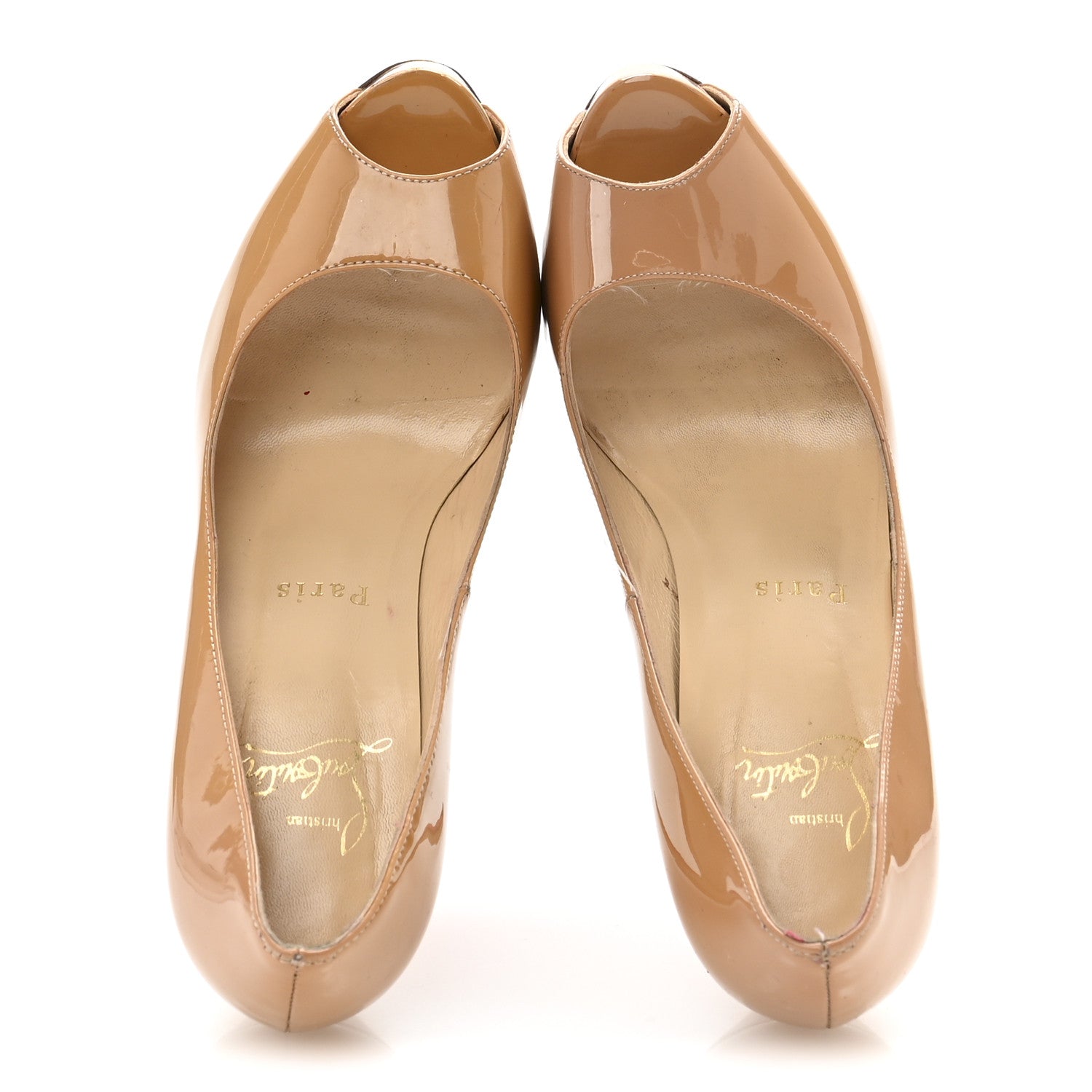 Patent New Very Prive 120 Pumps 36 Nude