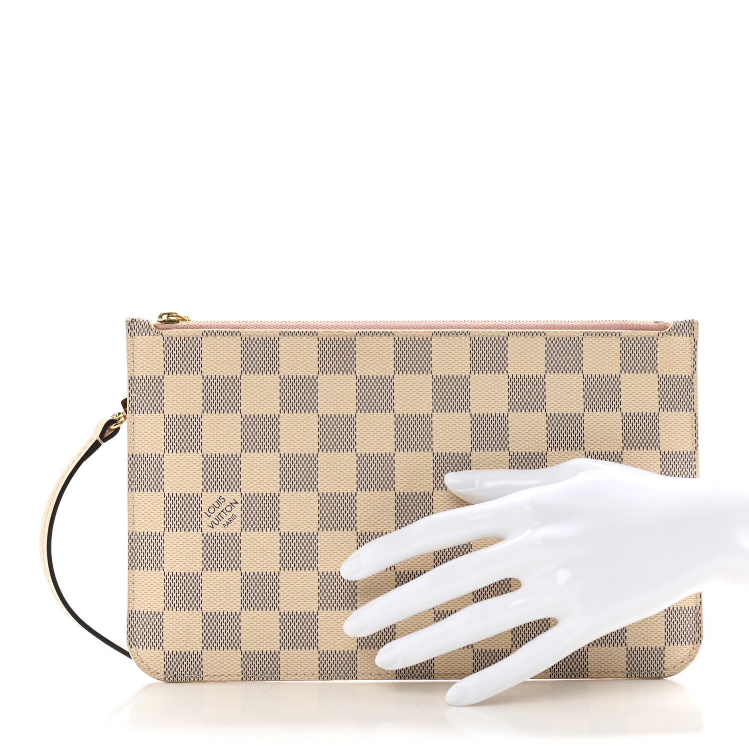 Damier Azur Neverfull MM GM Pochette Rose Ballerine