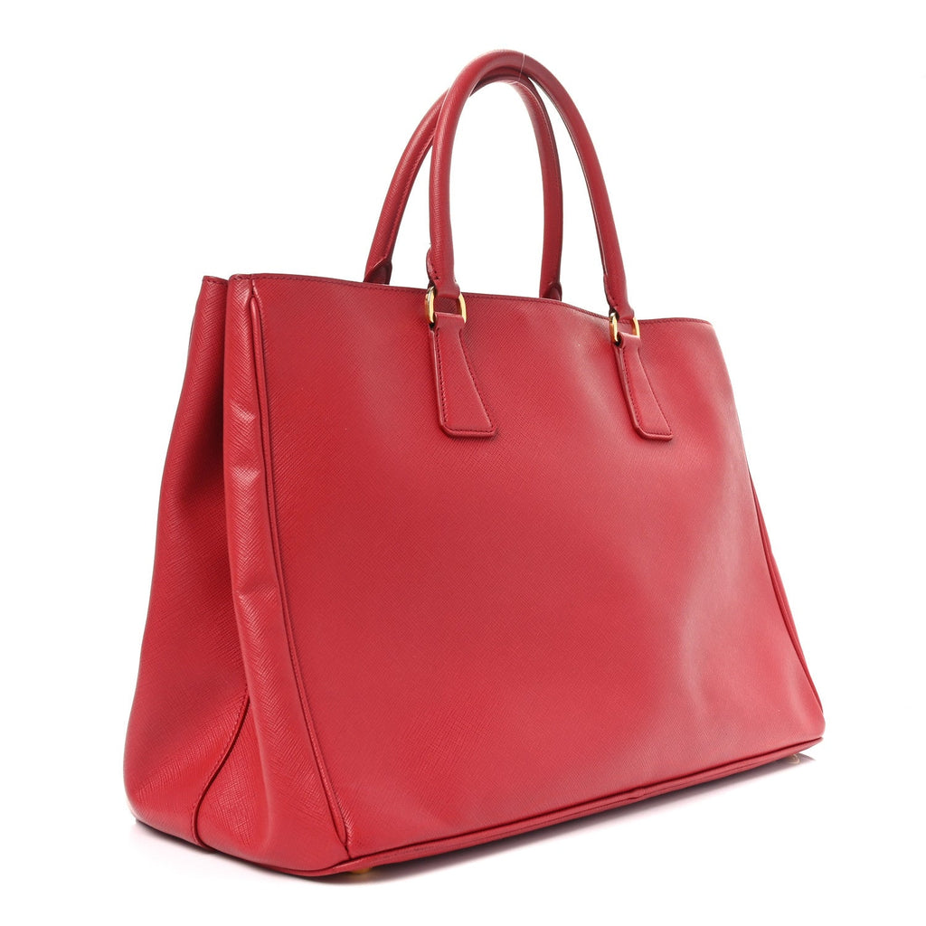Saffiano Lux Large Tote Fuoco