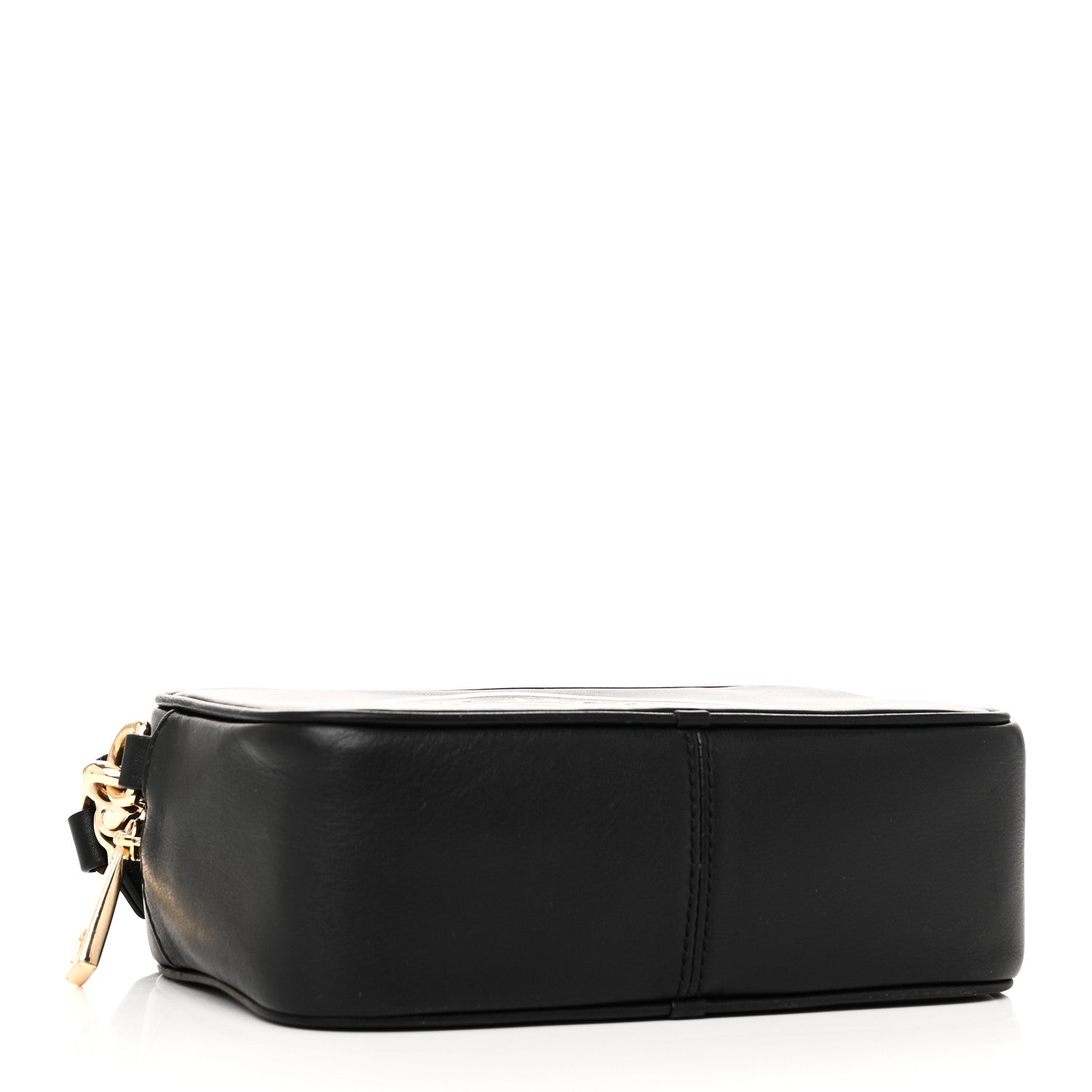 Calfskin Signet Flash Camera Bag Black