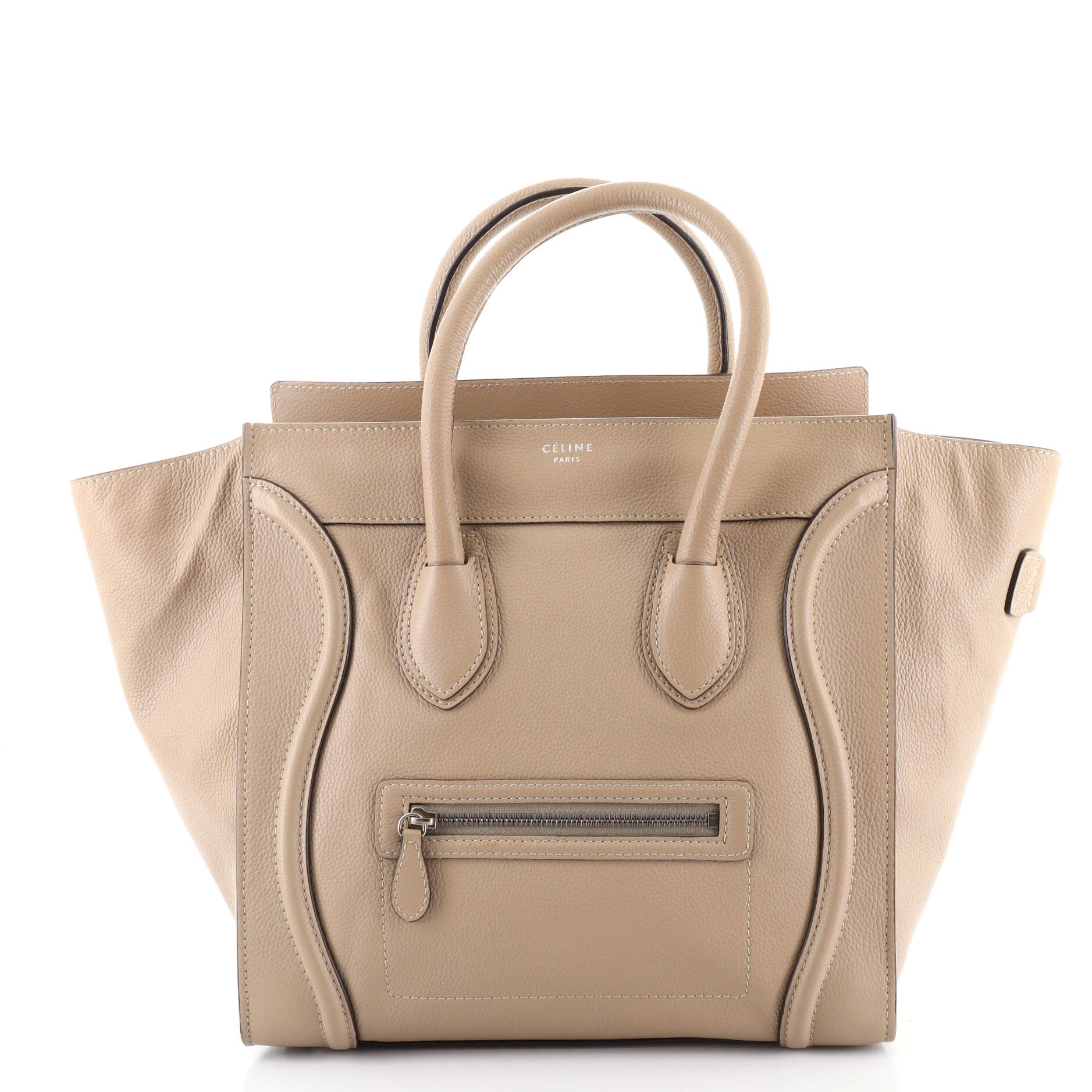 Luggage Bag Grainy Leather Mini