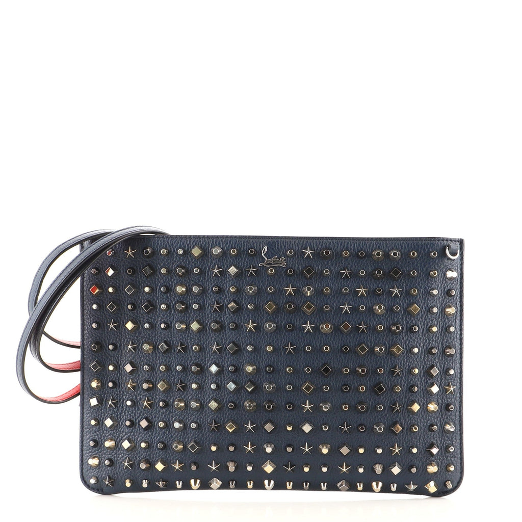 Loubiclutch Studded Leather