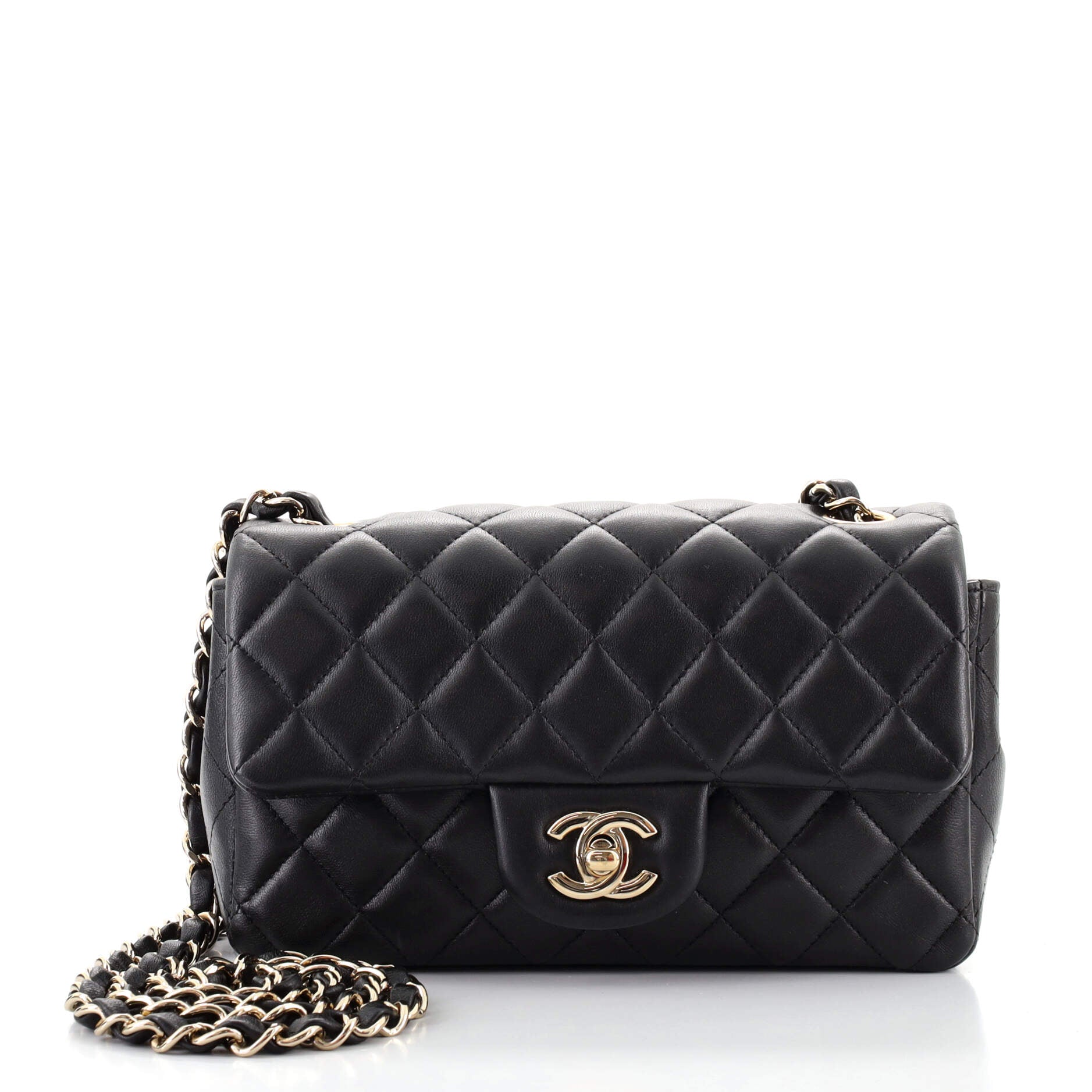 Classic Single Flap Bag Quilted Lambskin Mini