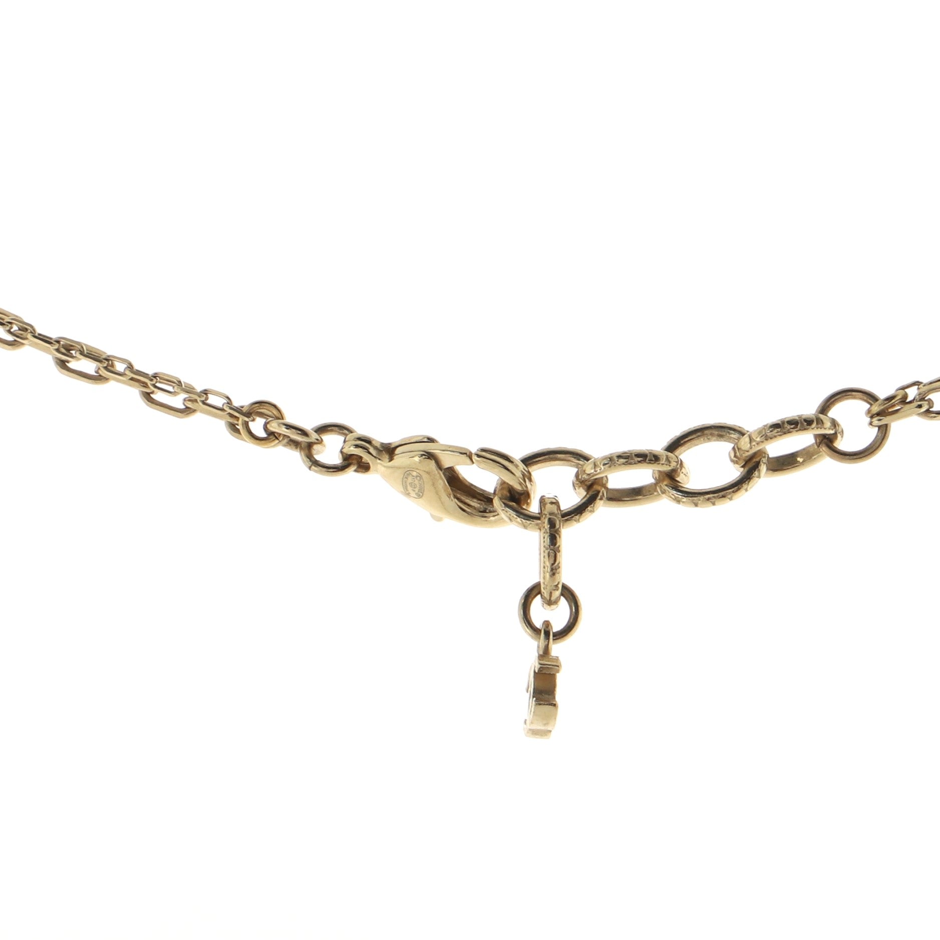 I Love Chanel Necklace Metal with Resin