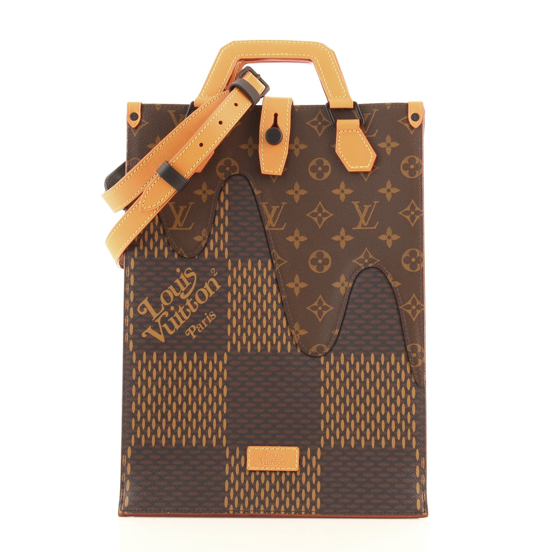 Nigo Tote Limited Edition Giant Damier and Monogram Canvas Mini