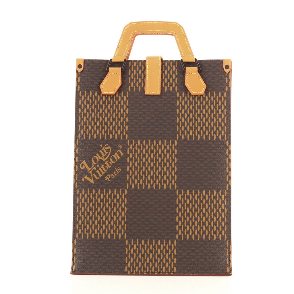 Nigo Tote Limited Edition Giant Damier and Monogram Canvas Mini