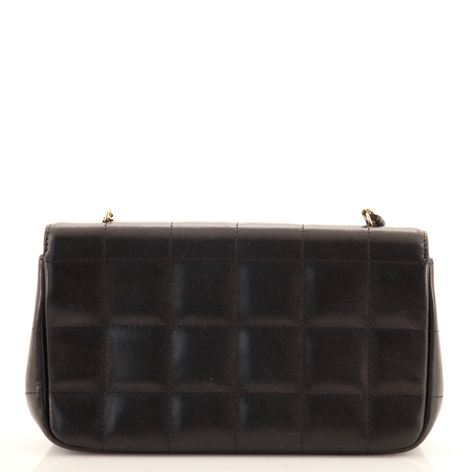 Chocolate Bar Flap Bag Quilted Lambskin Mini