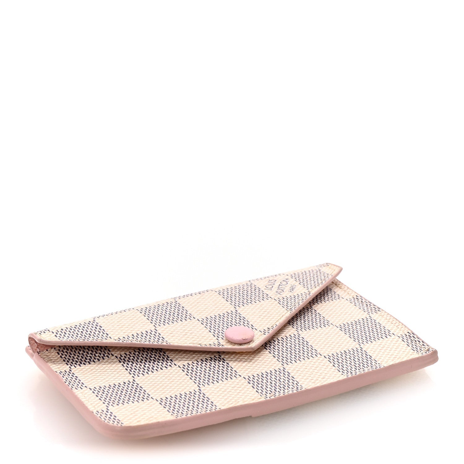 Damier Azur Recto Verso  Holder Rose Ballerine