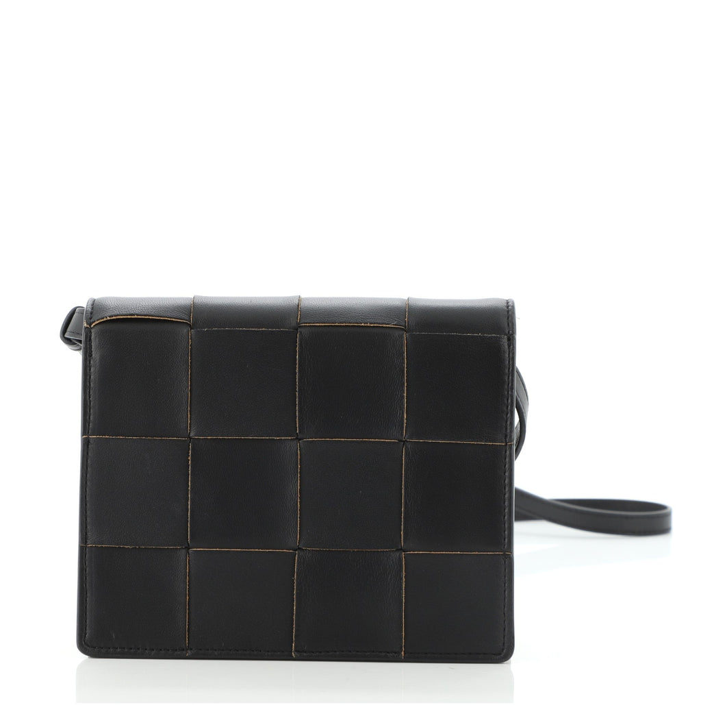 Cassette Crossbody Bag Maxi Intrecciato Leather Mini