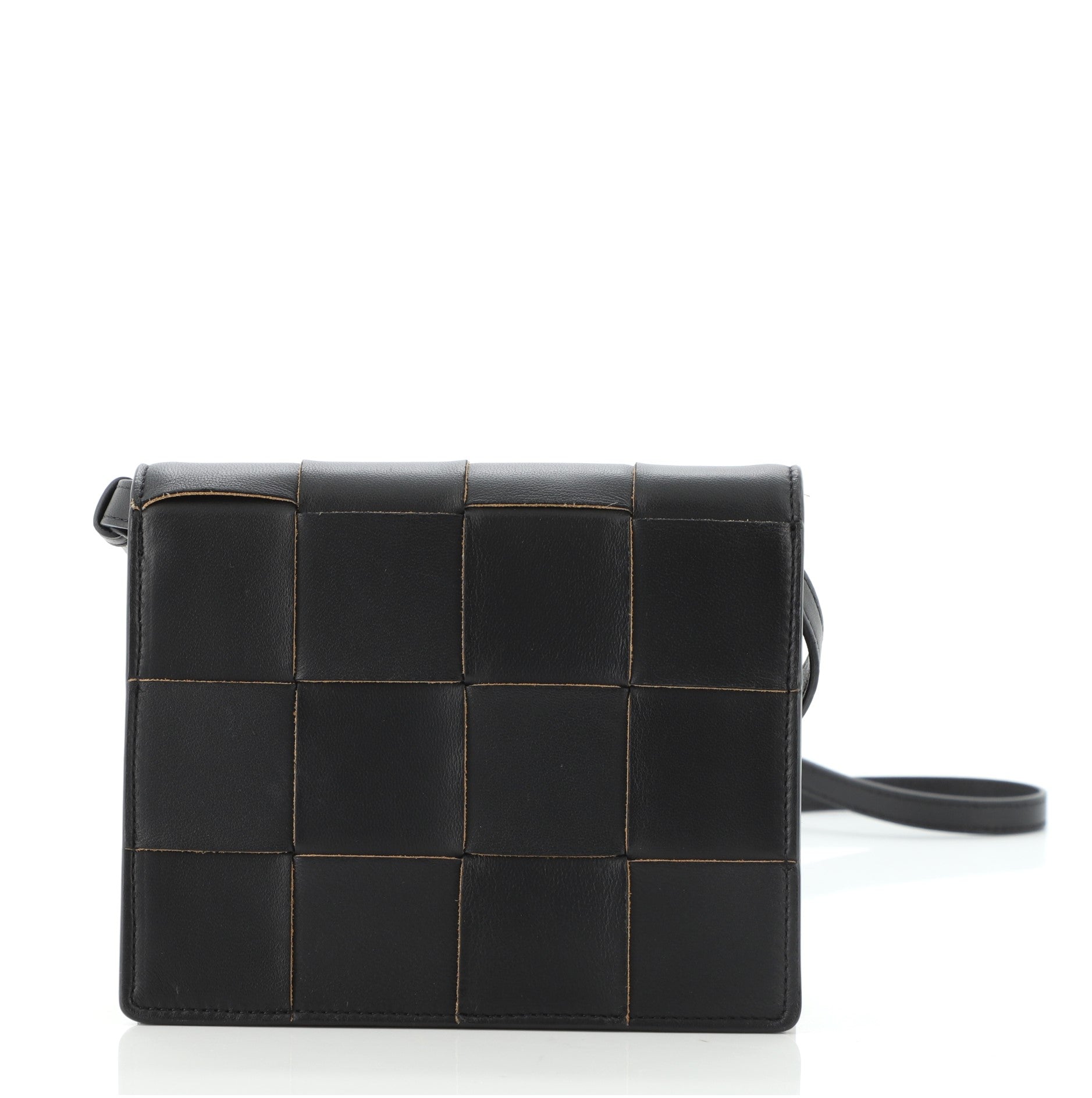 Cassette Crossbody Bag Maxi Intrecciato Leather Mini