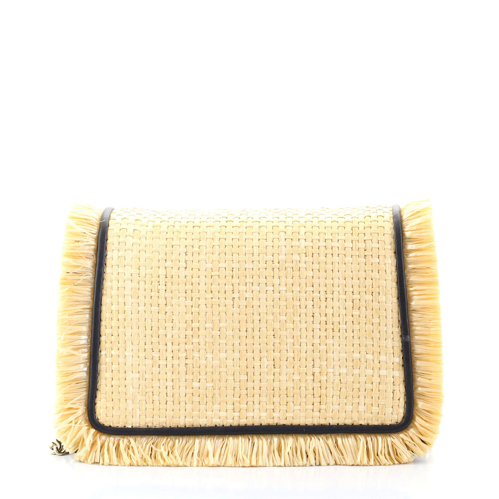 Serpenti Forever Shoulder Bag Raffia Mini