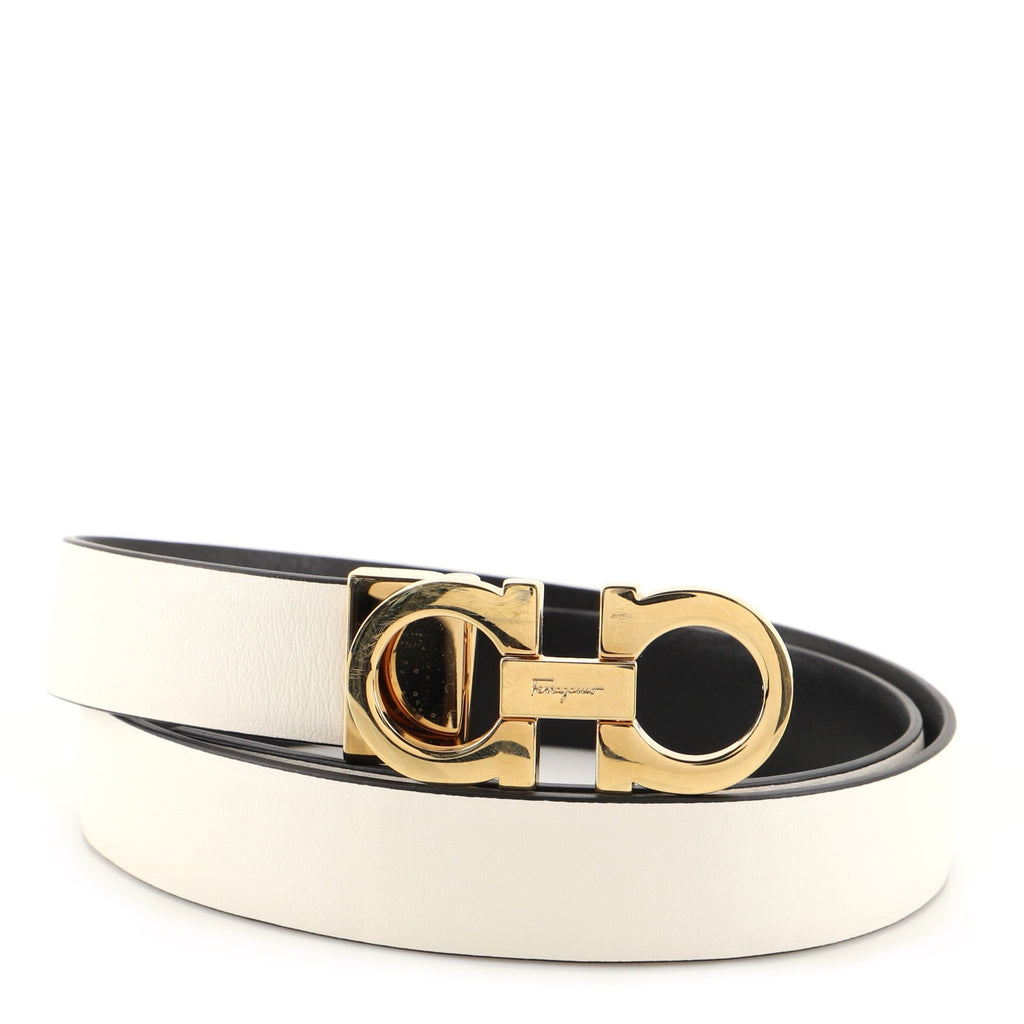 Gancini Reversible Belt Leather Thin 75
