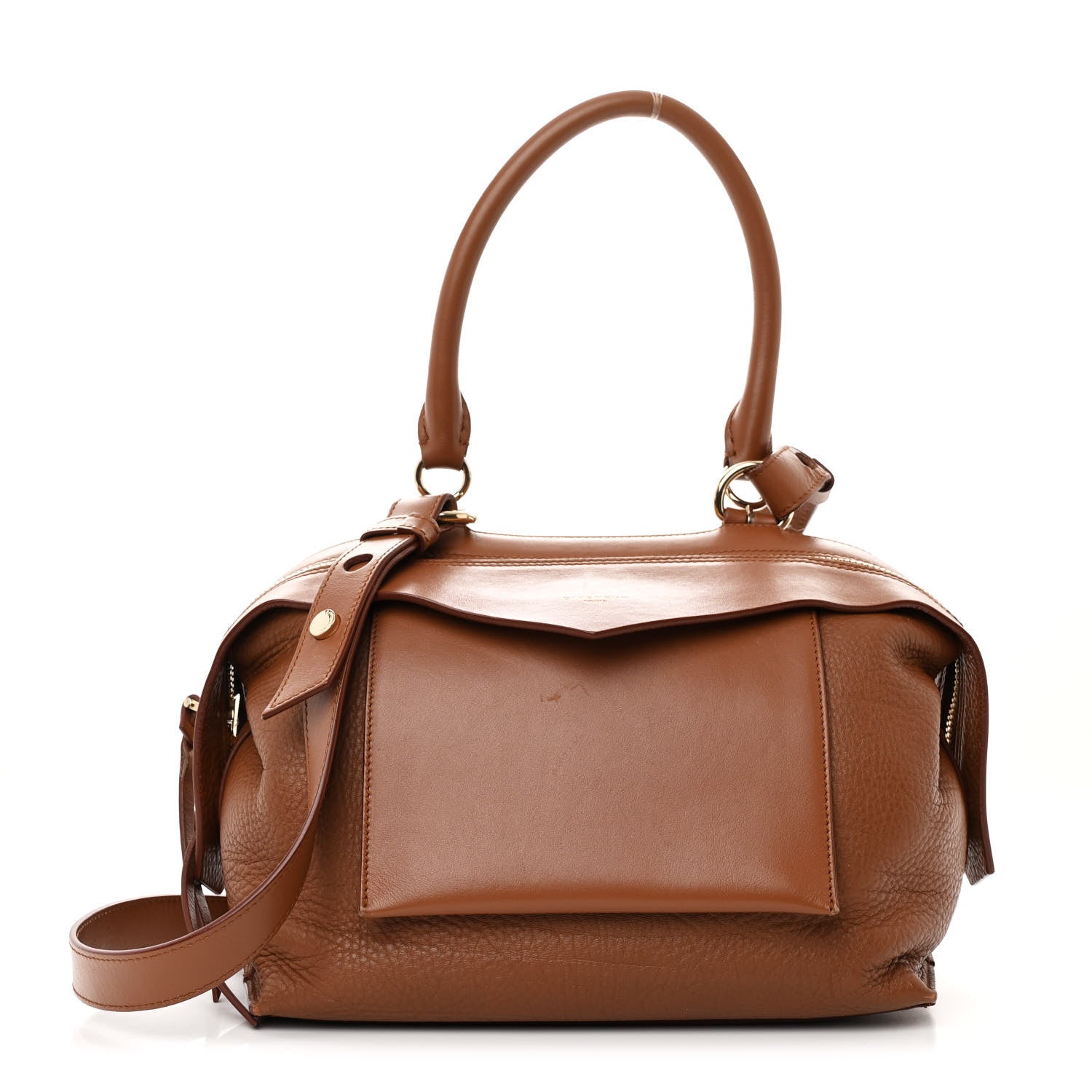Calfskin Small Sway Cognac