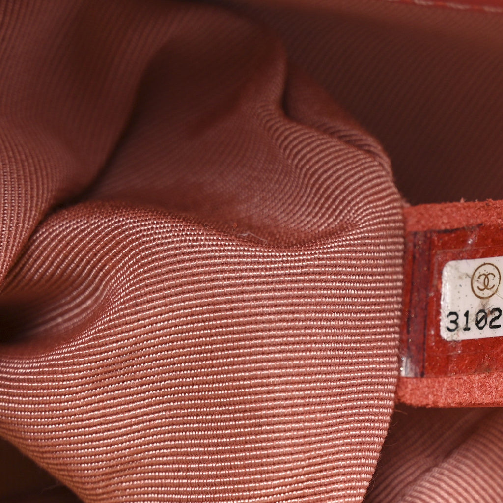 Iridescent Lambskin Quilted Chanel 19 Flap Pink