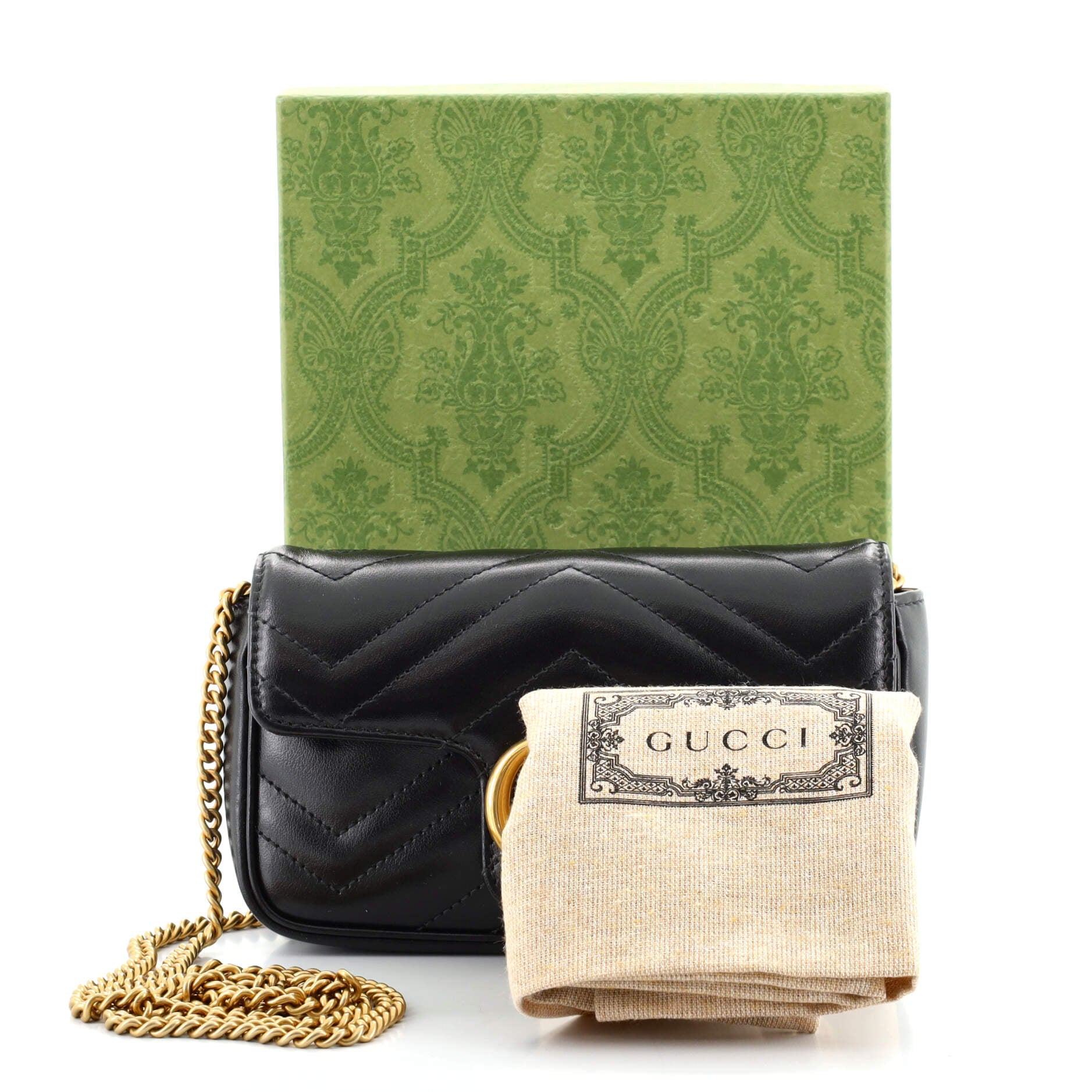 GG Marmont Flap Bag Matelasse Leather Super Mini