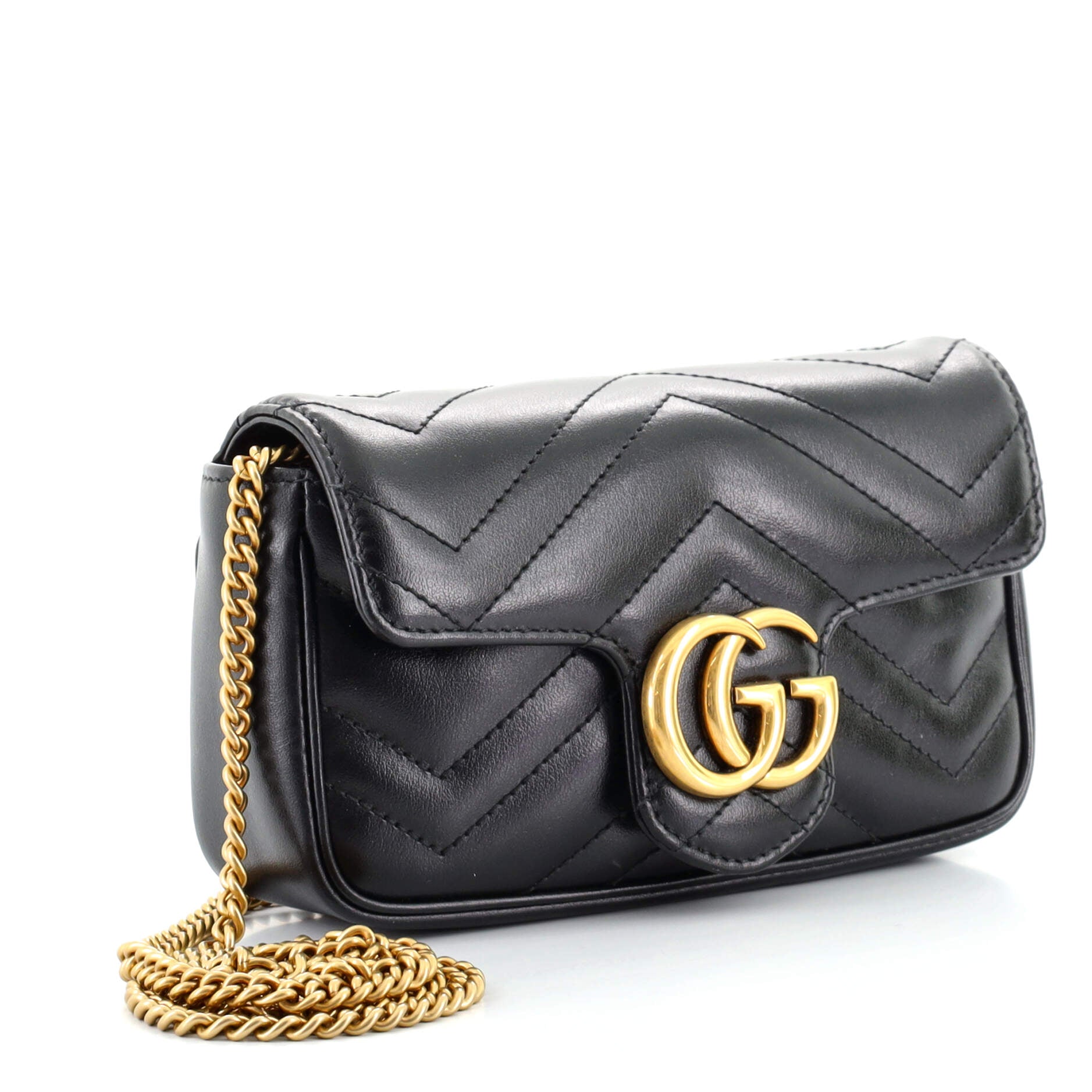 GG Marmont Flap Bag Matelasse Leather Super Mini