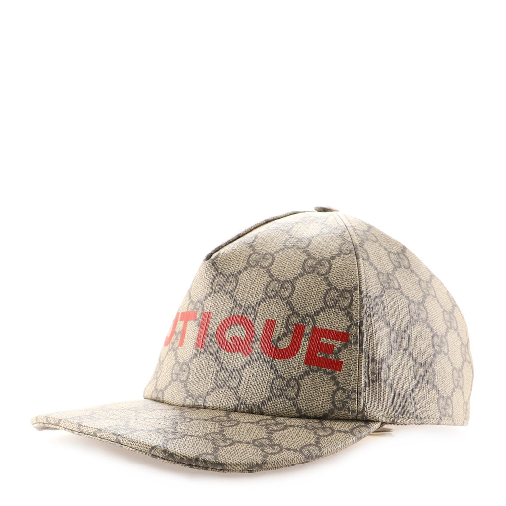 Baseball Cap Printed GG Coated Canvas XS