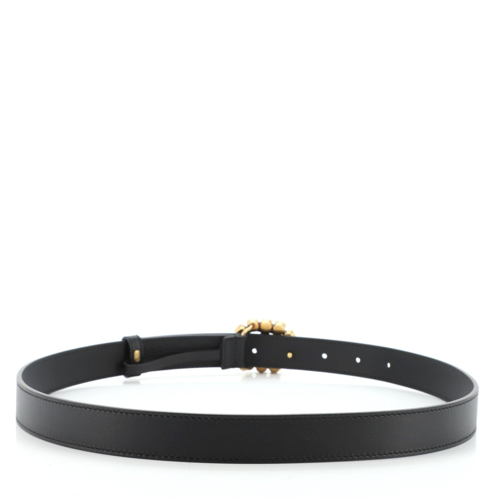 Crystal GG Marmont Belt Leather Thin 85