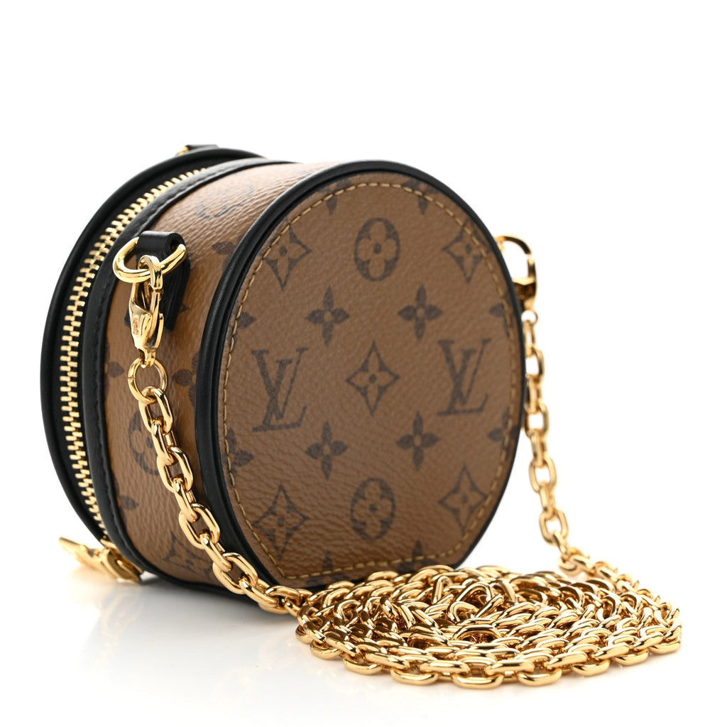 Reverse Monogram Boite Chapeau Necklace