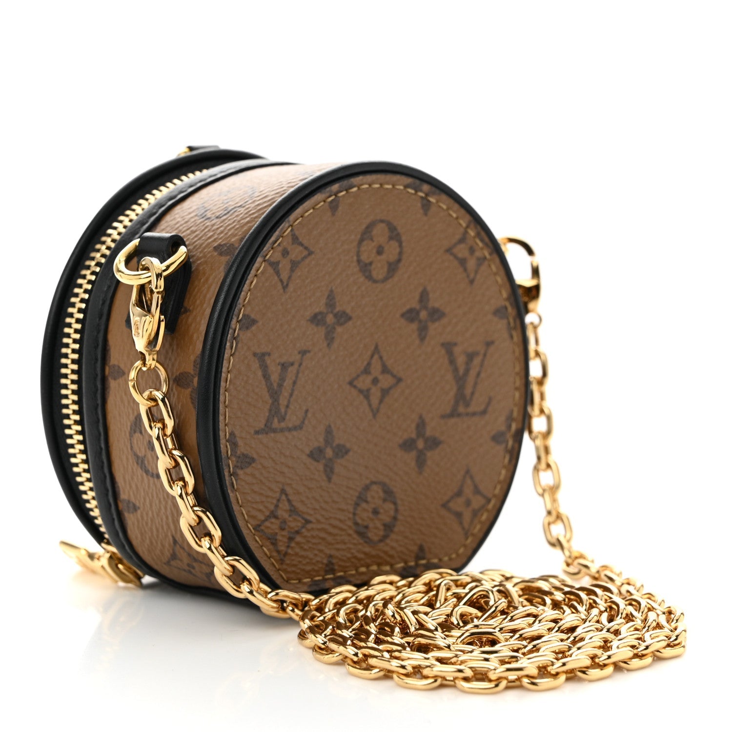 Reverse Monogram Boite Chapeau Necklace