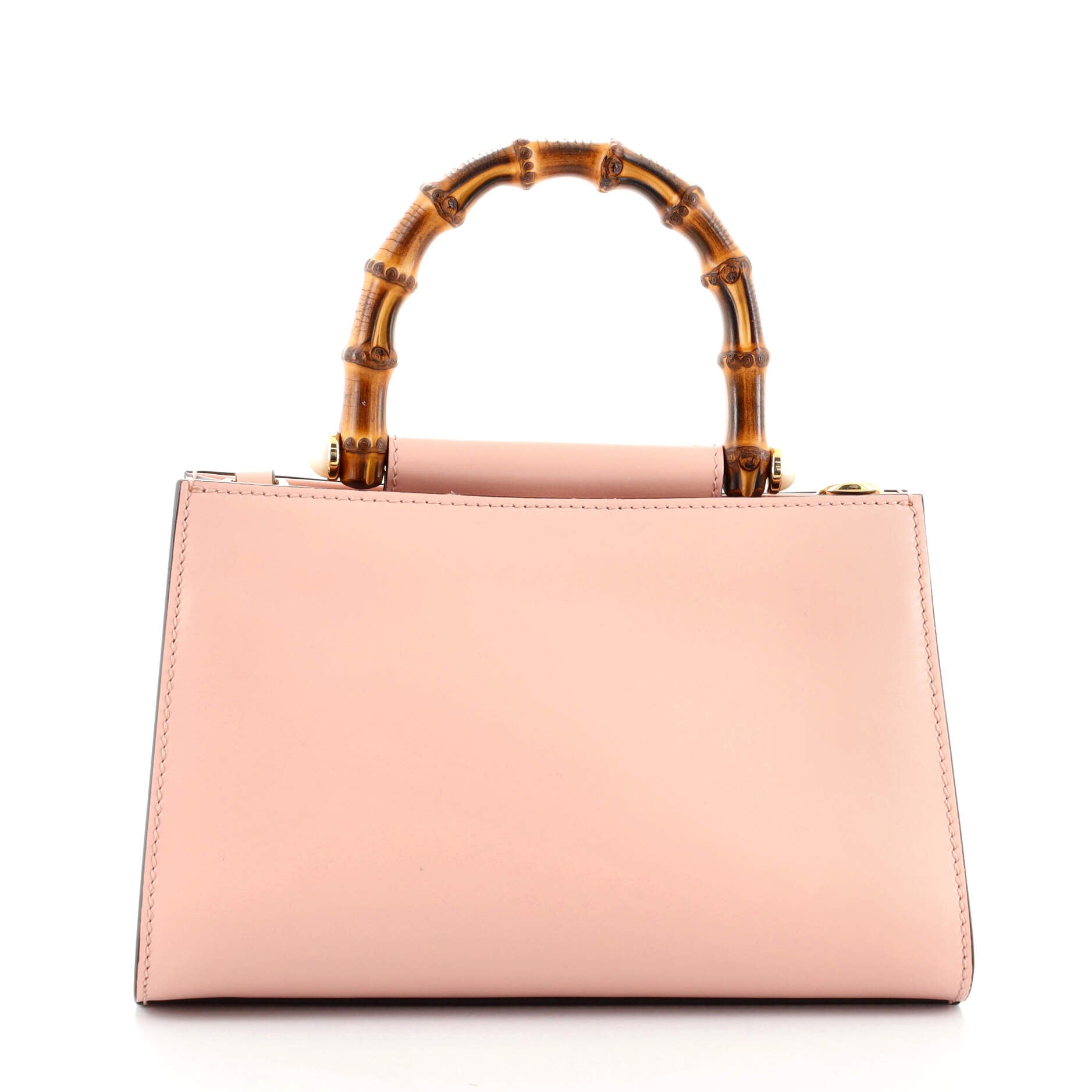 Nymphaea Top Handle Bag Leather Mini