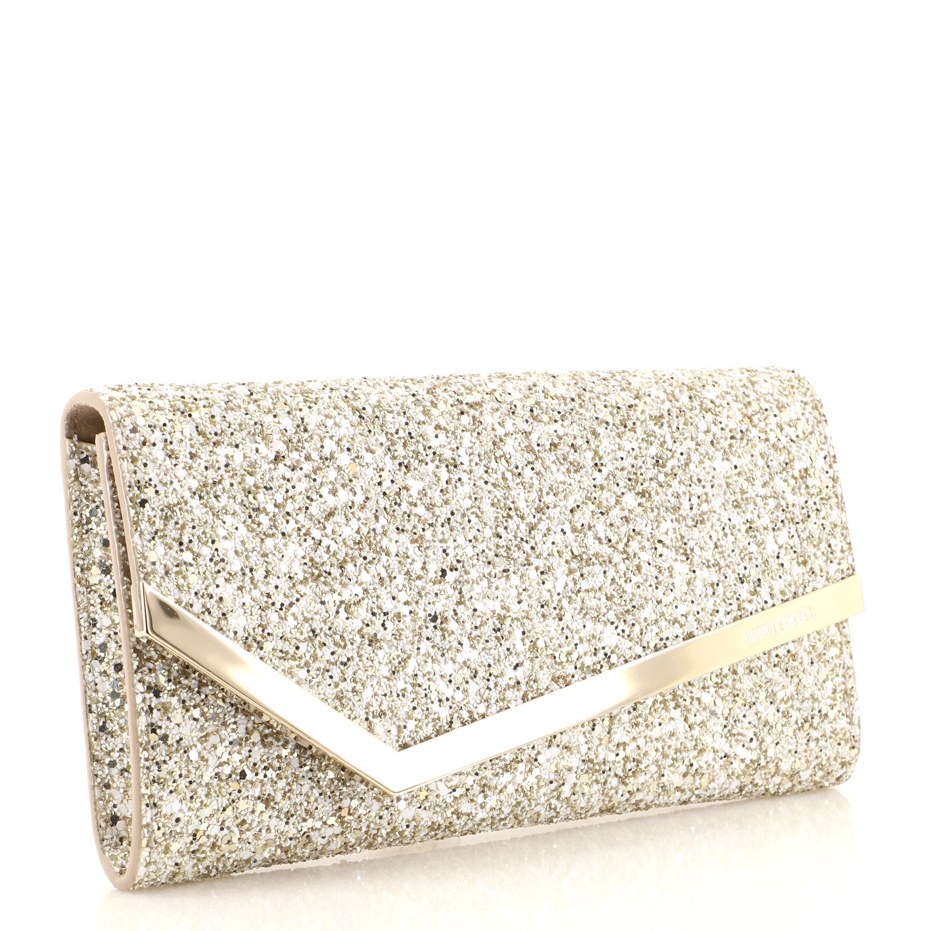 Emmie Clutch Glitter Leather