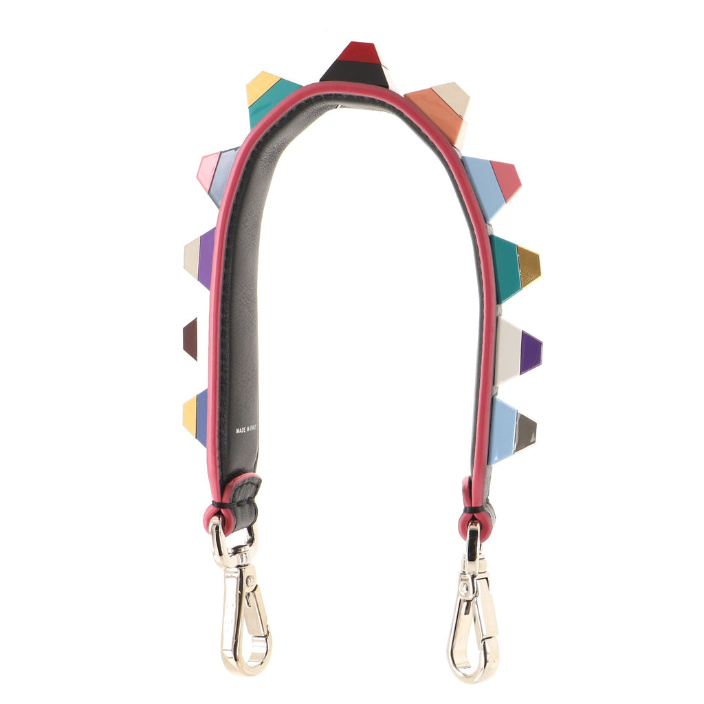 Mini Strap You Short Shoulder Strap Studded Leather