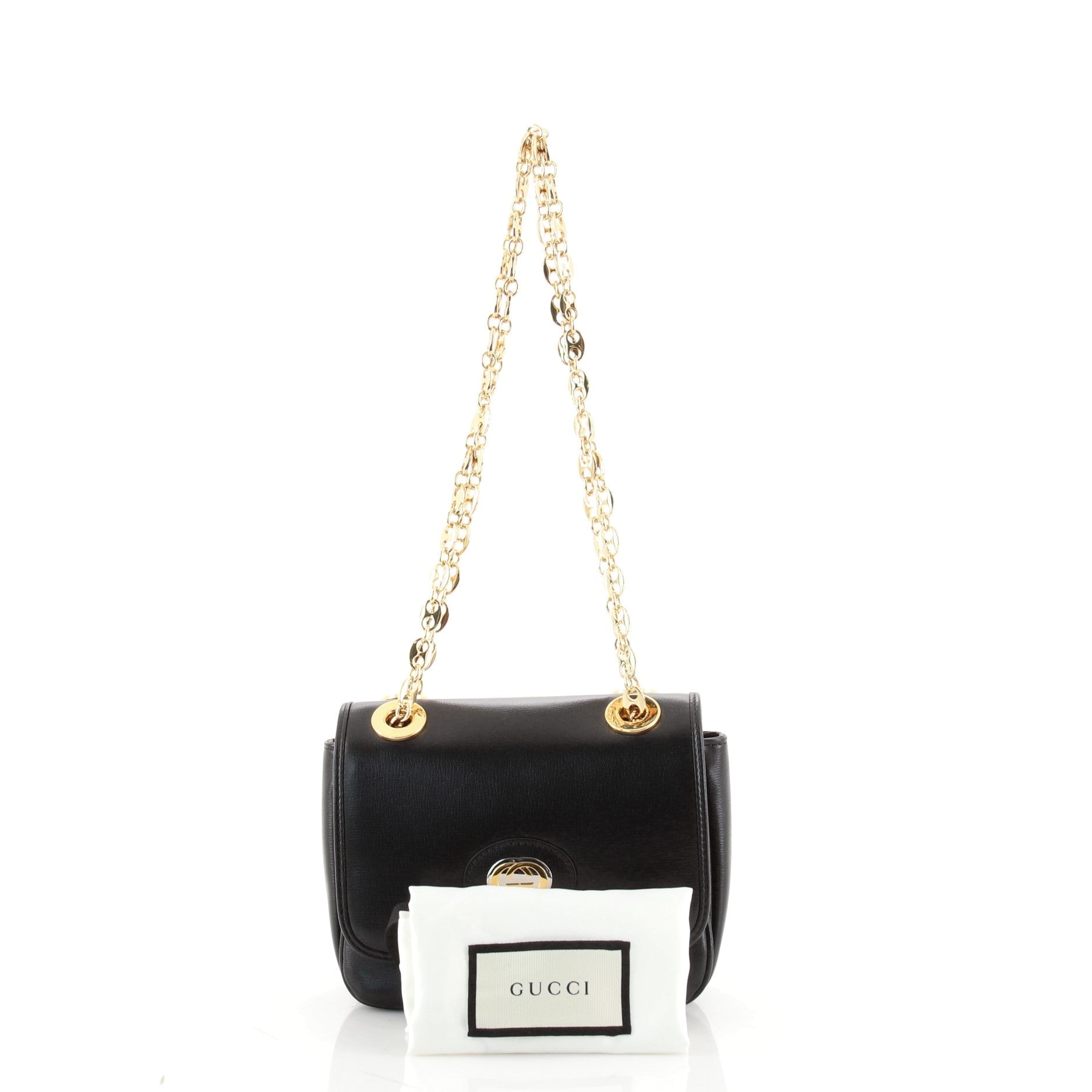 Marina Chain Flap Bag Leather Mini