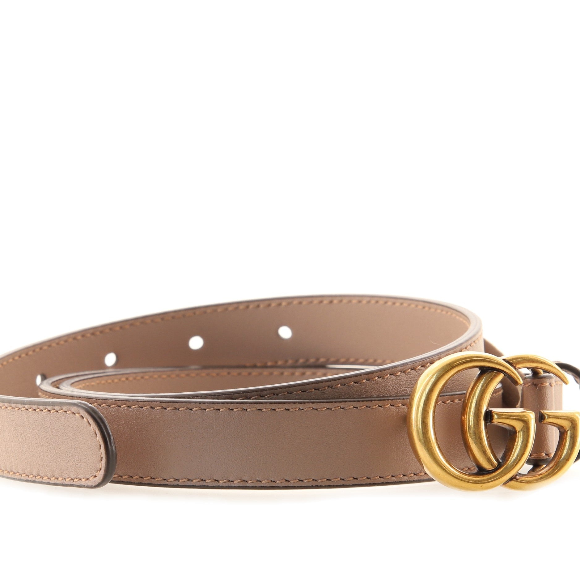 GG Marmont Belt Leather Thin 90