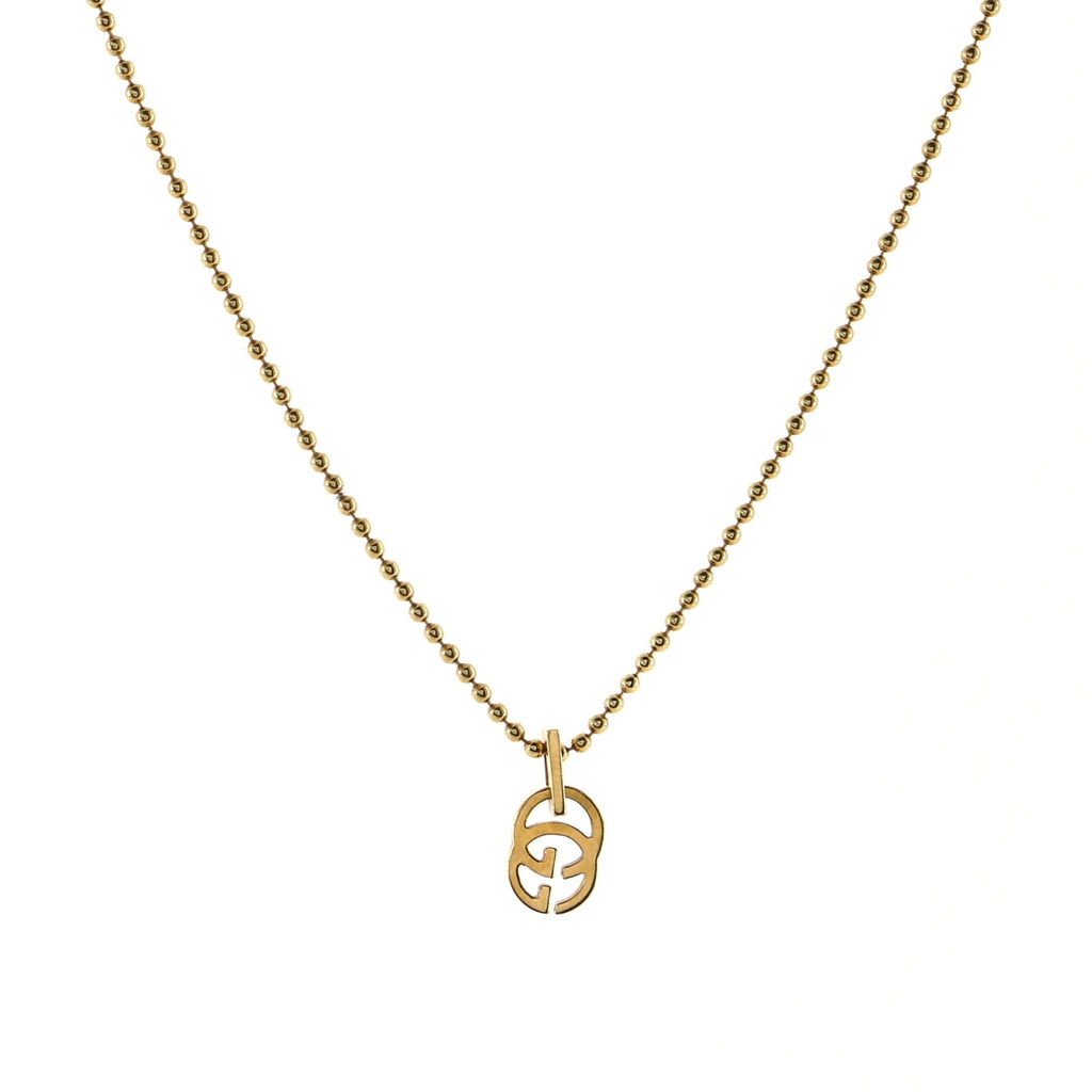 GG Running Pendant Necklace 18K Yellow Gold