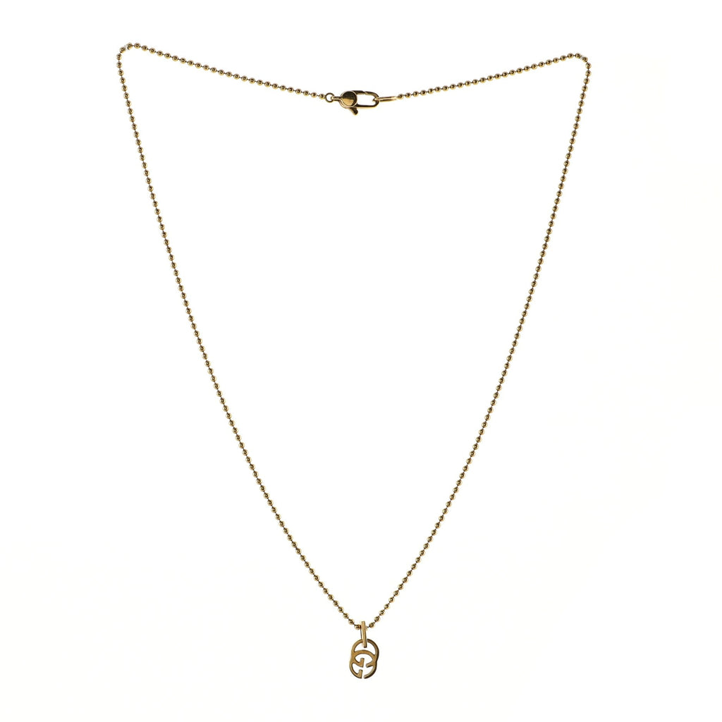 GG Running Pendant Necklace 18K Yellow Gold