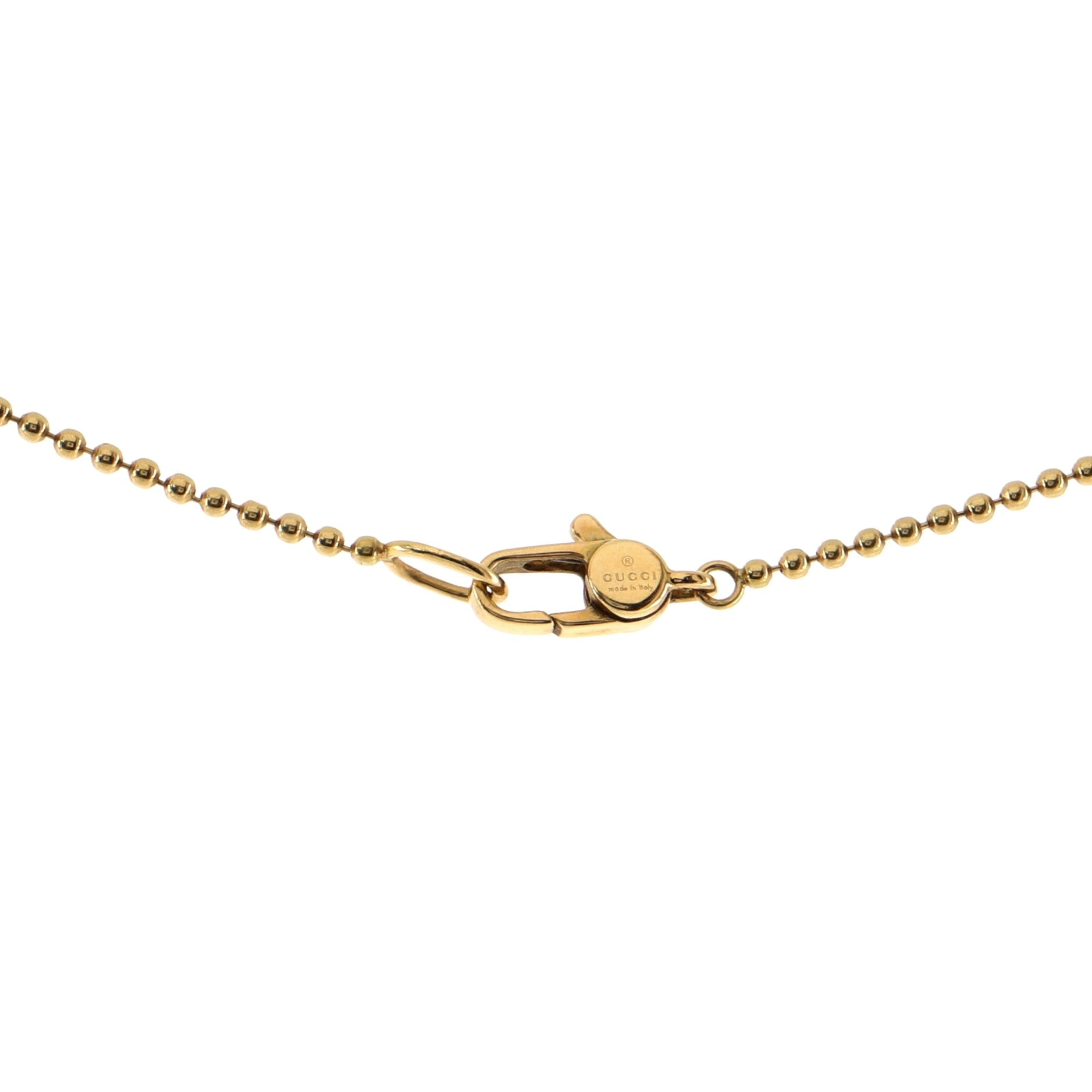 GG Running Pendant Necklace 18K Yellow Gold