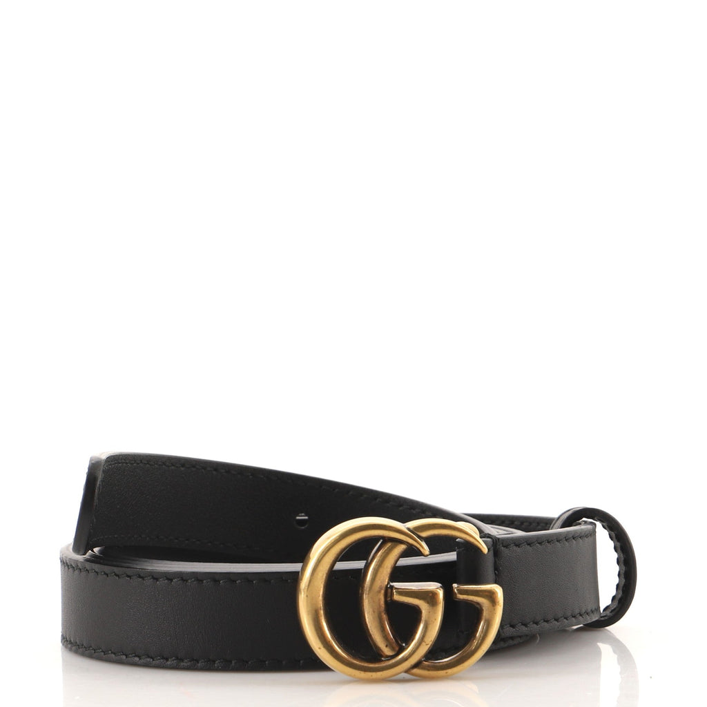 GG Marmont Belt Leather Thin 95