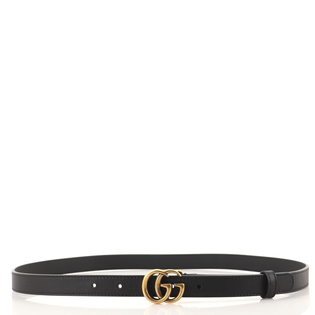 GG Marmont Belt Leather Thin 95