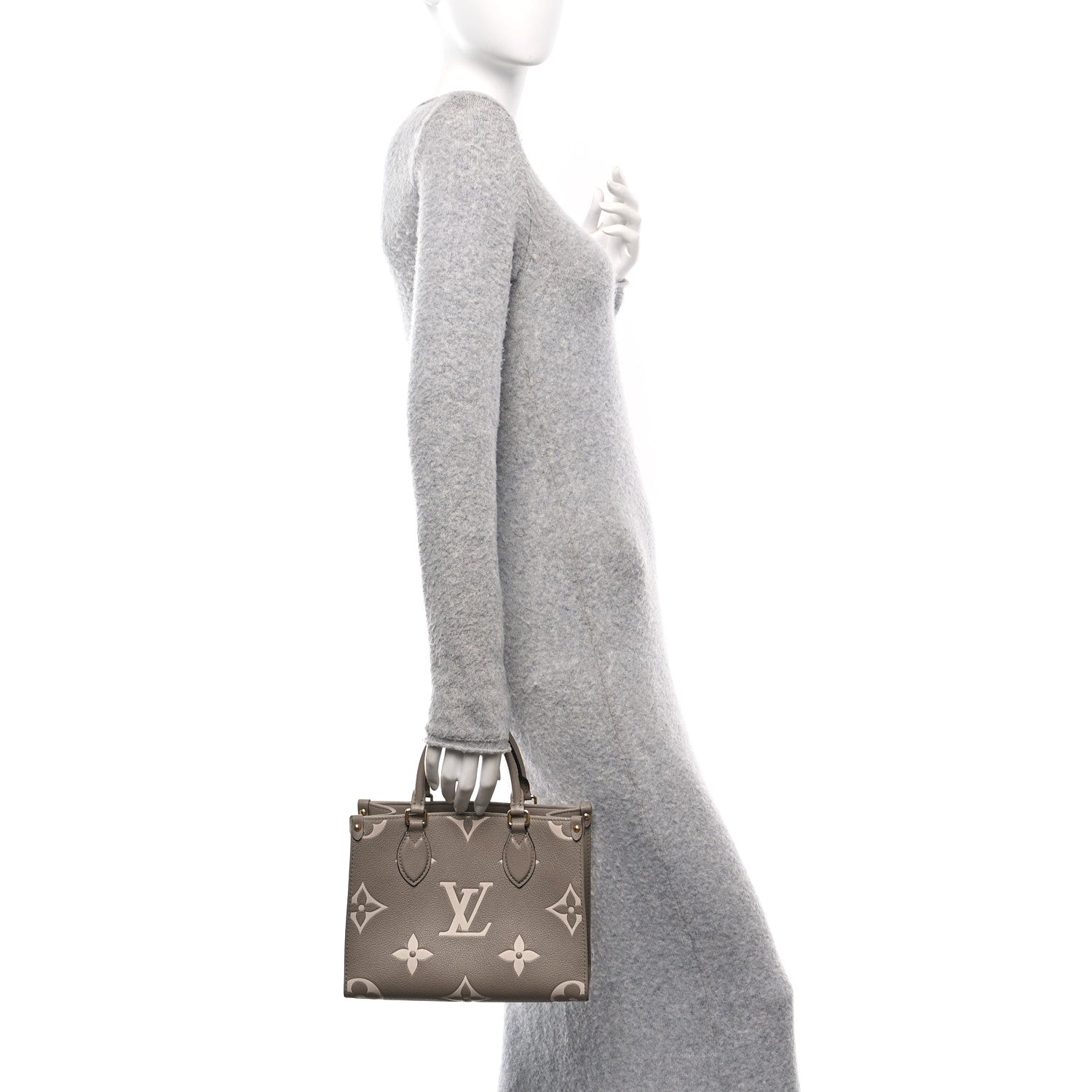 Empreinte Monogram Giant Onthego PM Tourterelle Creme
