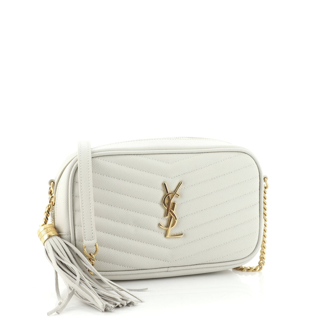 Lou Camera Bag Matelasse Chevron Leather Mini