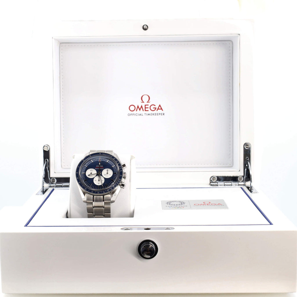 Speedmaster Professional Tokyo Olympic Chronograph Limited Edition Manual Watch Stainless Steel 42