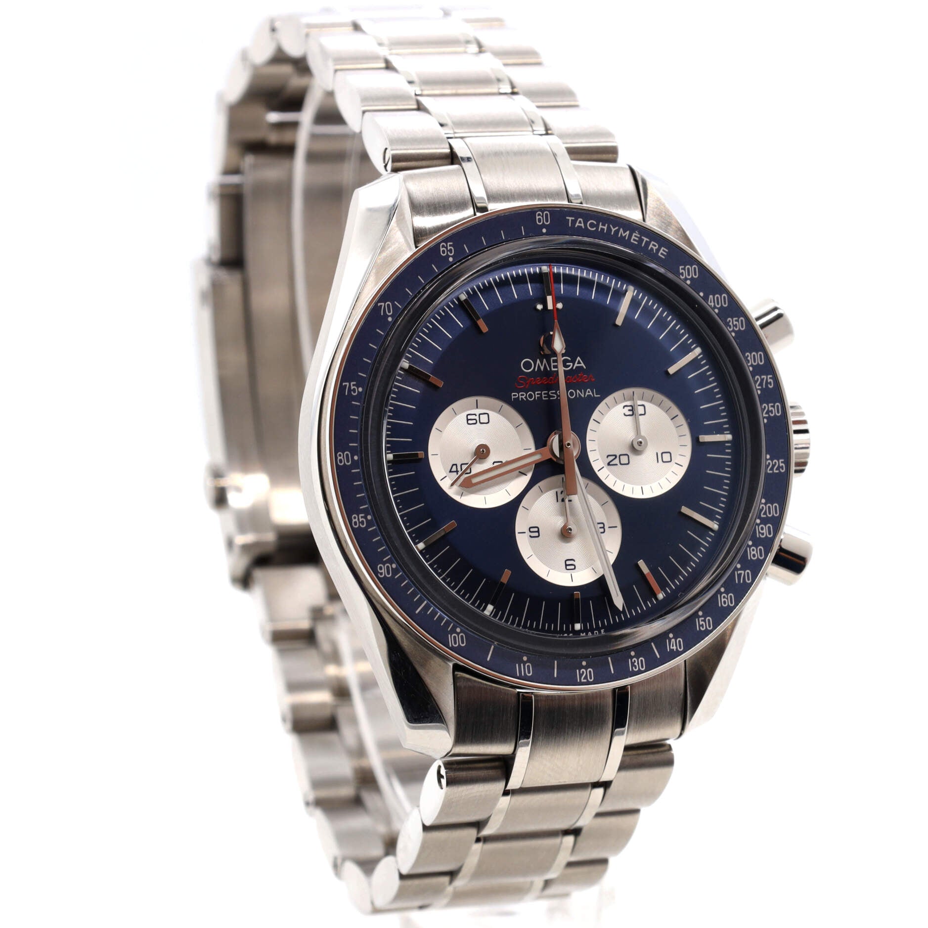 Speedmaster Professional Tokyo Olympic Chronograph Limited Edition Manual Watch Stainless Steel 42
