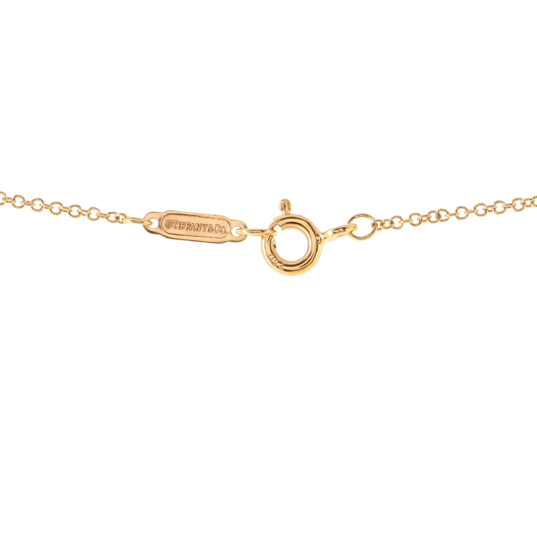 Heart Lock Pendant Necklace 18K Rose Gold Mini