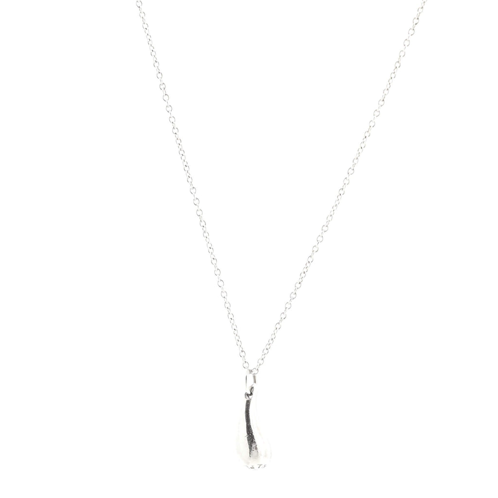 Elsa Peretti Teardrop Pendant Necklace Sterling Silver
